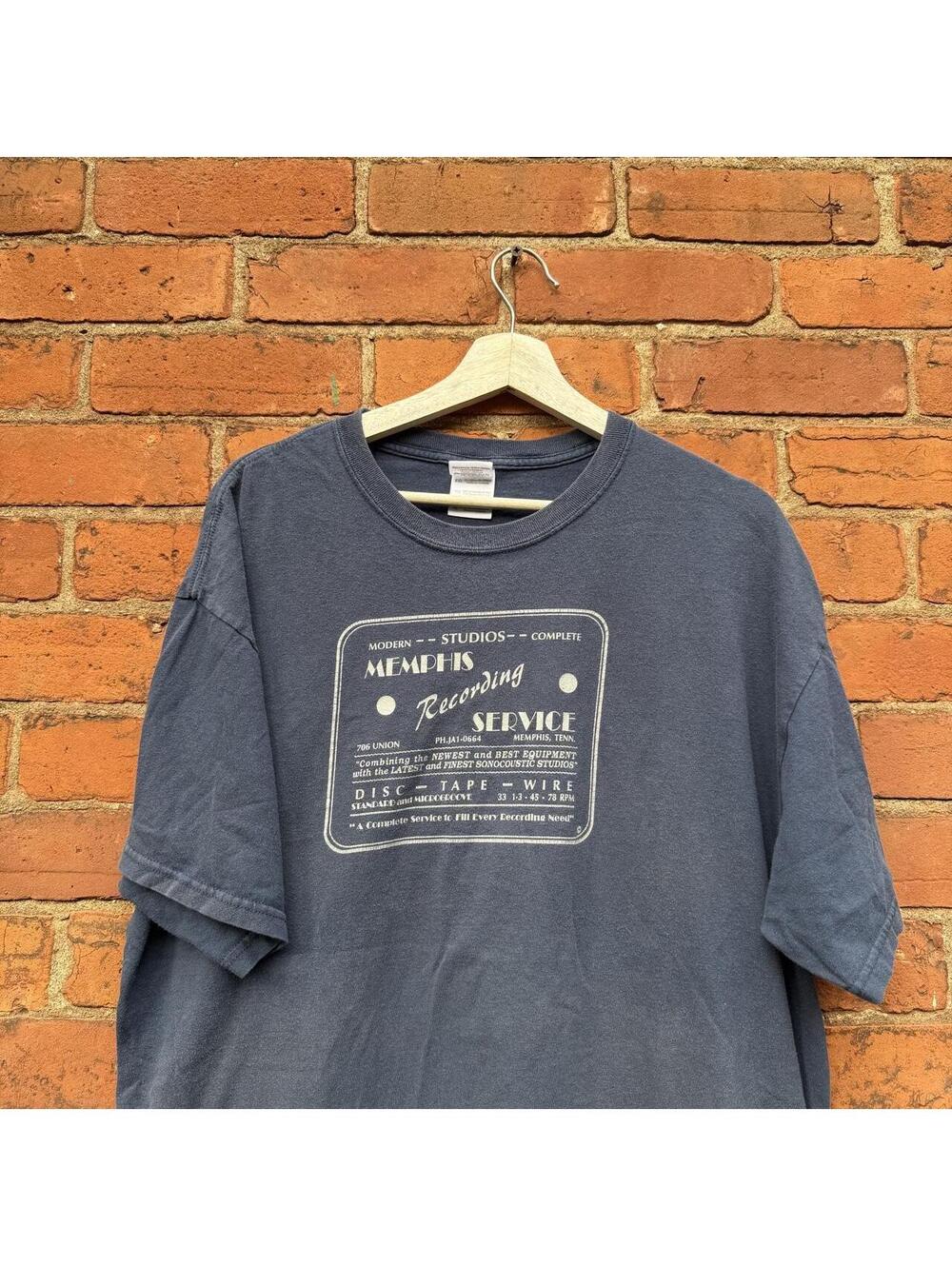 vintage Memphis recording service t shirt 00s XL